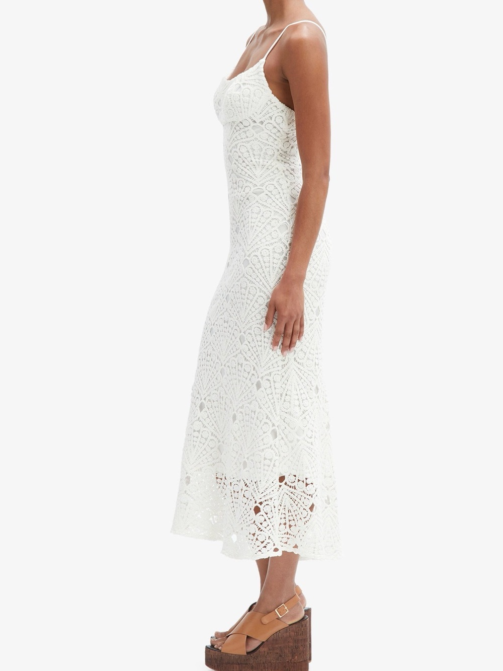Bardot Adoni Crochet Midi Dress size small - Picture 2 of 12